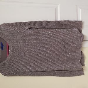 Apt 9 sweater gray size large